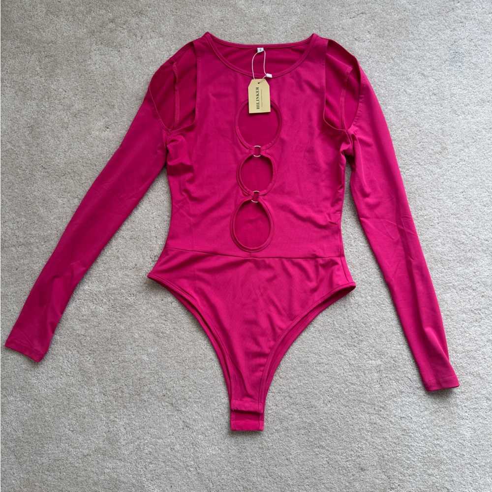 Pink bodysuit